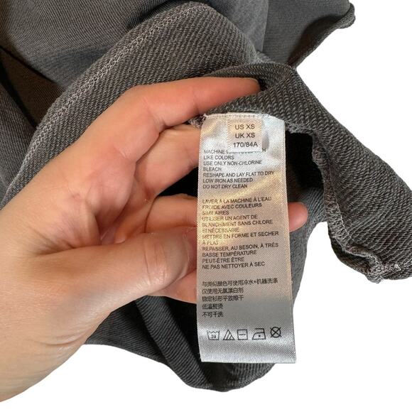 Anthropologie Pilcro Flynn Hoodie Charcoal Gray‎ Hooded Sweatshirt XS - Picture 9 of 11